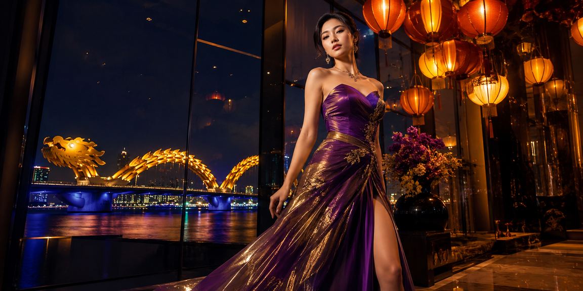 Cảnh đèn lồng tại casino Đà Nẵng, biểu tượng đẳng cấp giải trí