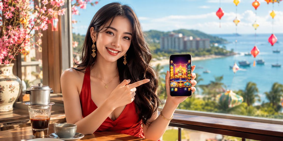 Người dùng trải nghiệm trang web 7pm trên điện thoại tại Phú Quốc